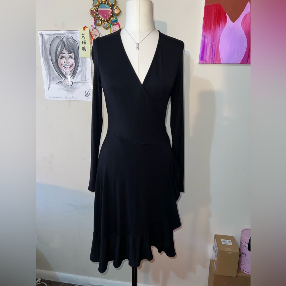 Faux Wrap Dress